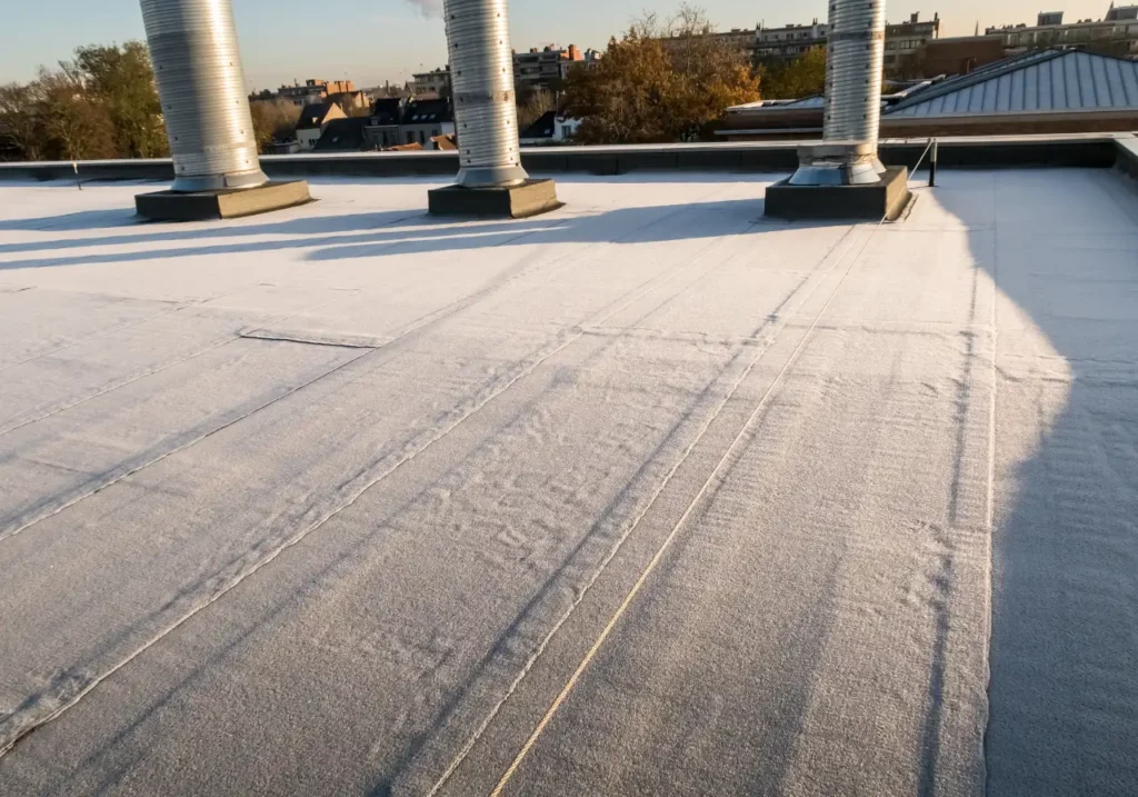 Co na dach płaski - dach kryty papą